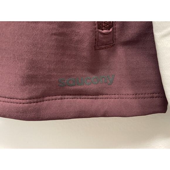 Saucony Jacket Women’s‎ Medium Colorblock Teal Gray White Lightweight - Picture 4 of 9